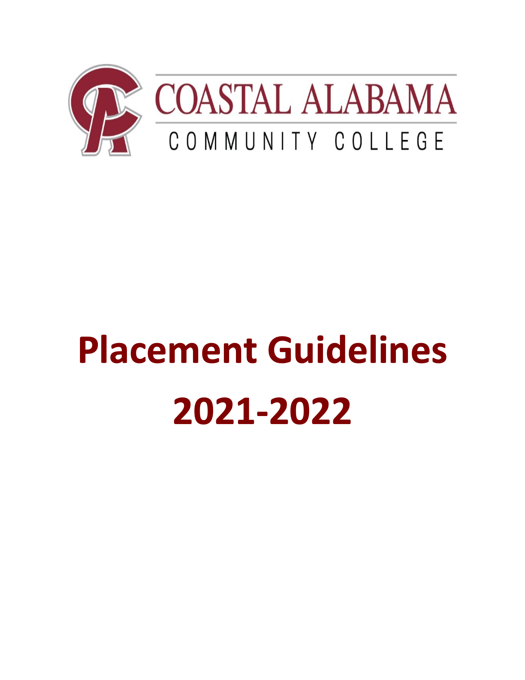 Placement Guidelines 1
